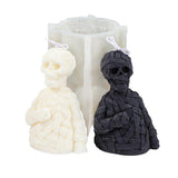 Zombie Skull Halloween Silicone Candle Mold Candles molds