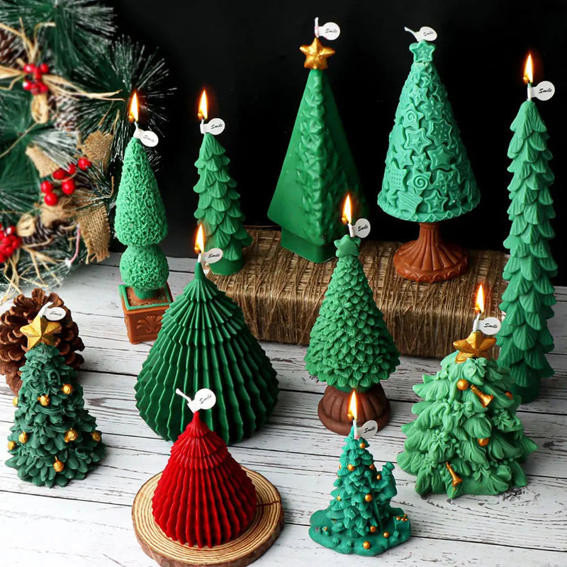 New Christmas Tree Candle Molds