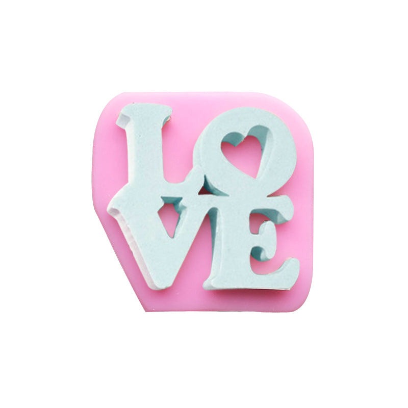 Love Silicone Mold for Candle Making