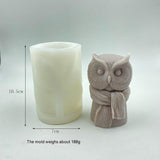 Craft Adorable Owl Candles with Our Cute Scarf Owl Silicone Mold