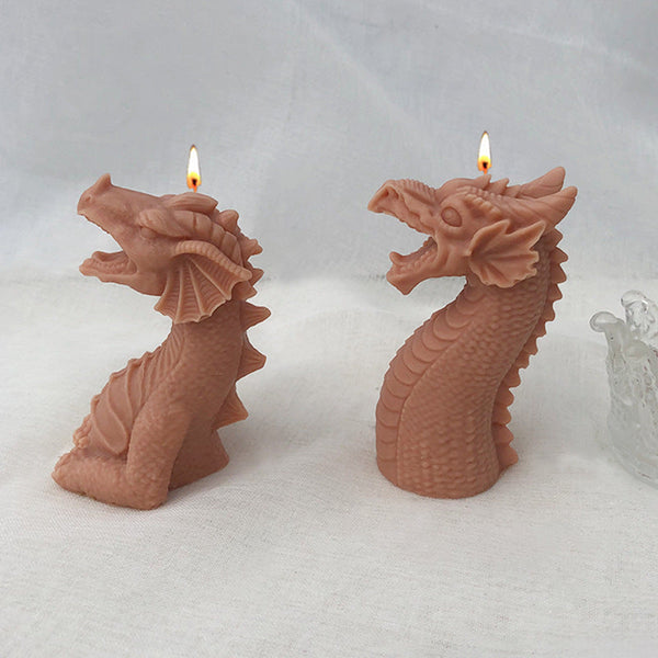 3D Dragon Silicone Candle Mold