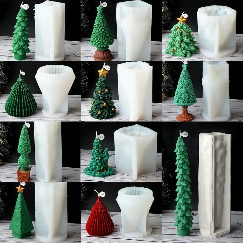 New Christmas Tree Candle Molds