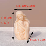 DIY Virgin Mary Statue Silicone Candle Mold