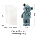 3D Cute Bear Silicone Candle Mold