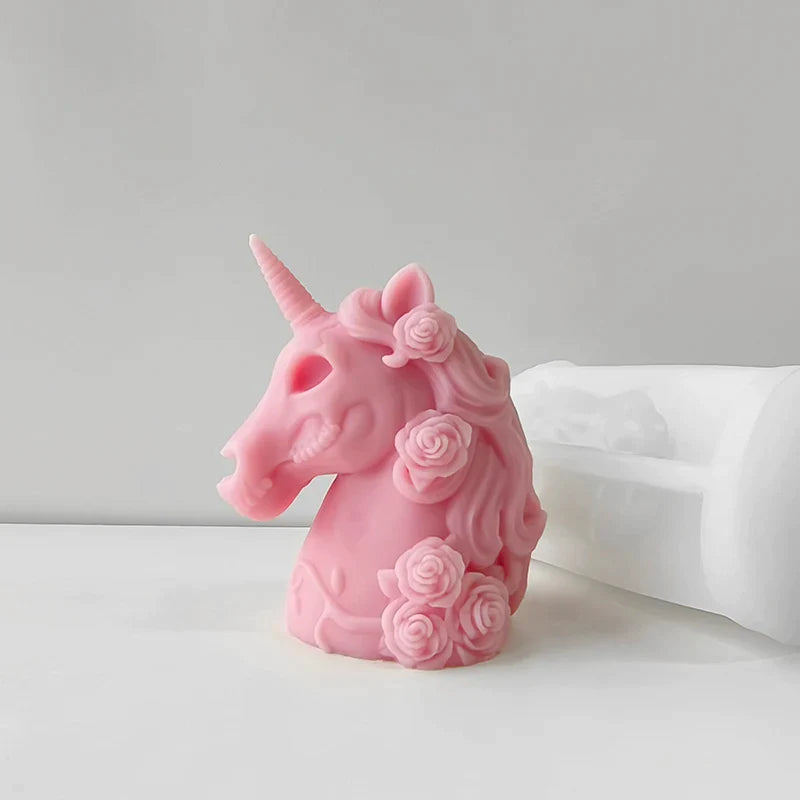 Unicorn Silicone Candle Mold