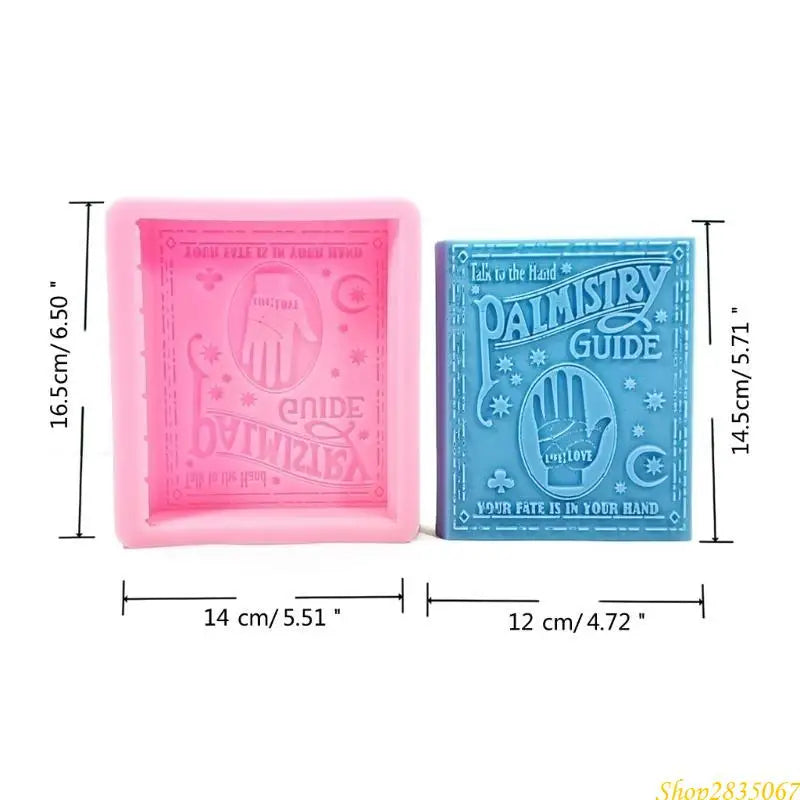 Palmistry Book Candle Mold